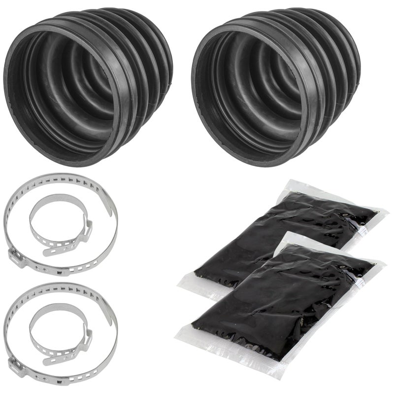 Caltric Rear Axle Inner And Outer Cv Boot Kits Compatible with Polaris Sportsman 500 4X4 Ho 1999-2005 - Image 3